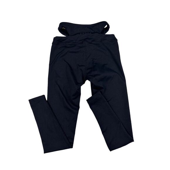 Saski Cut Out Leggings in Black - Picture 2 of 3